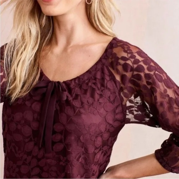 Garnet Hill Bohème Easy Lace Dress - Picture 5 of 12